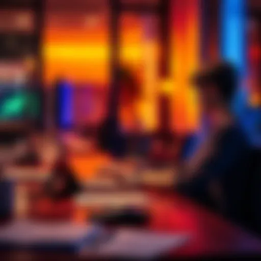 A person sitting at a desk, filling out a survey with personal questions on a laptop