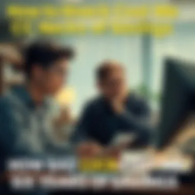 Person looking worried while checking finances A person sitting at a desk with a worried expression, looking at financial documents and a computer screen, reflecting on their losses from the FTX and CC hack