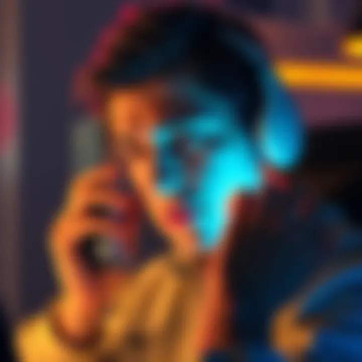 Person on phone with customer support A person looking frustrated while talking on the phone for customer support regarding account issues