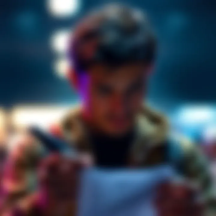 A person looking at a checklist, preparing for upcoming challenges with a determined expression.