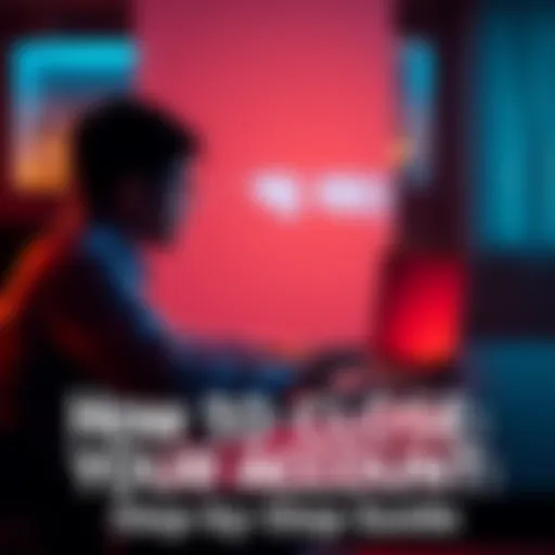 A person sitting at a desk, looking at their laptop while closing an online account