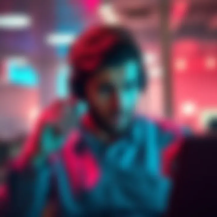 A frustrated person talking on the phone while trying to resolve an issue with their Revolut account, showing confusion and concern about account misuse.