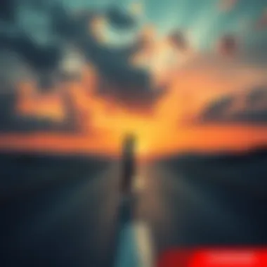 A person standing at a crossroads, contemplating their future and the option for change, with a thoughtful expression on their face.