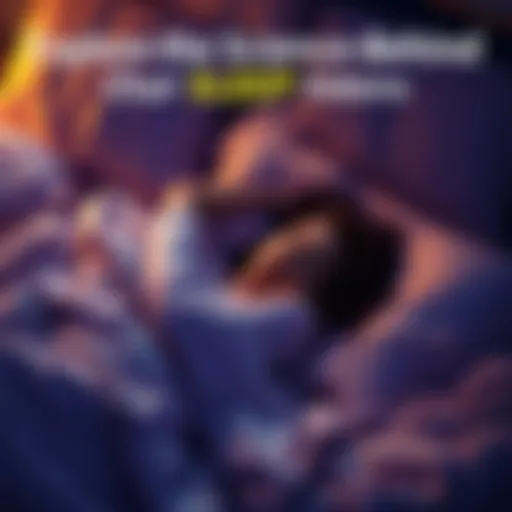 A person resting comfortably in bed, surrounded by soft pillows and blankets, indicating a good sleep environment.