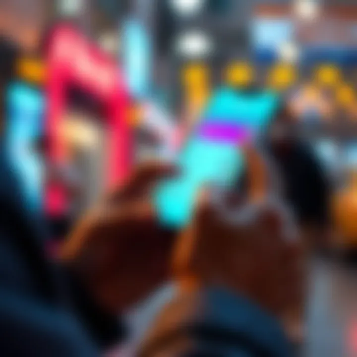 Person using Revolut app A person checking their Revolut app on a smartphone to manage daily expenses