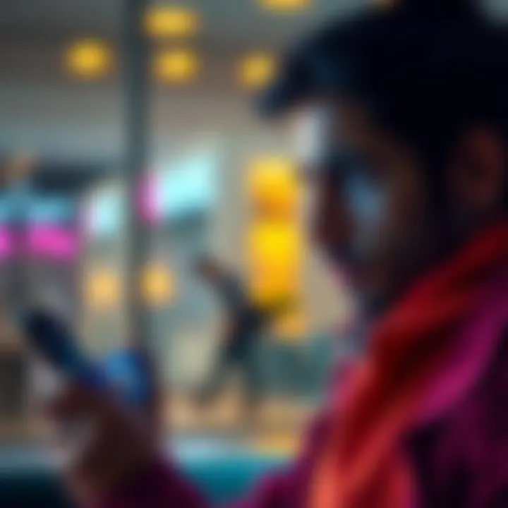 A person looking frustrated while trying to access an app on their smartphone, facing a password prompt after disabling Face ID.