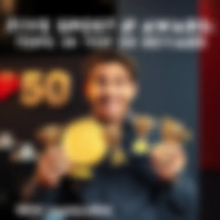 Individual holding five awards, representing five separate achievements in a ranking context, looking surprised and confused.