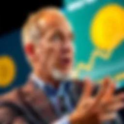 Peter Schiff speaking about Bitcoin in 2013, expressing skepticism about cryptocurrency's future.