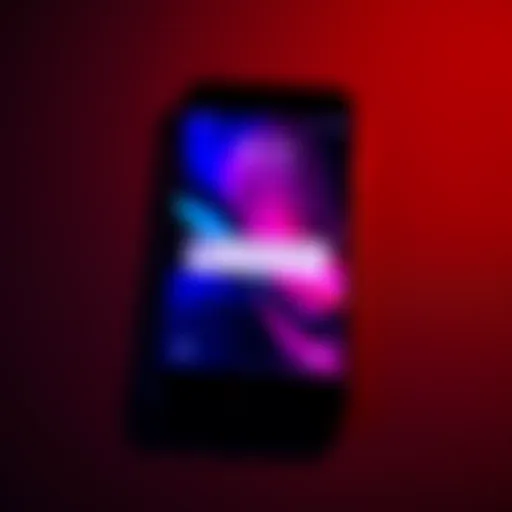 A smartphone displaying a connection error message from an app.