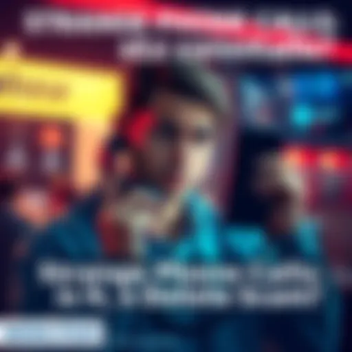 Person looking concerned while holding a phone, receiving a call about Coinbase security issues.