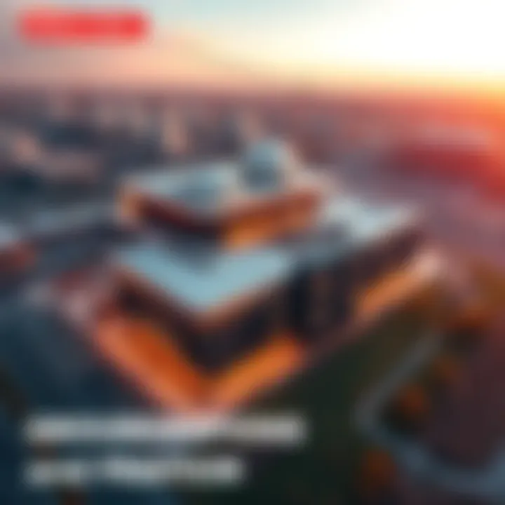 Aerial view of the evolving Pi-C construction site showcasing innovative architecture