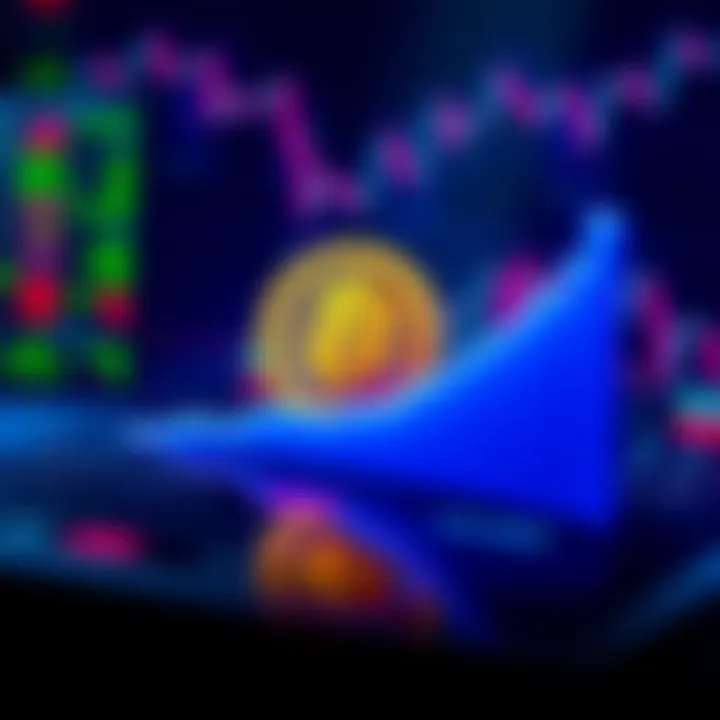 A chart showing Pi Coin's value rising by 6.58% over 24 hours, with a background of market trends