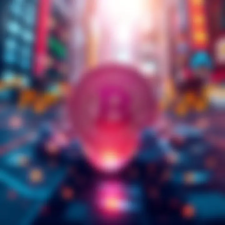 Dynamic Interaction of Pi Coin Trading Illustration depicting the volatility and trading dynamics of Pi coin in the cryptocurrency market