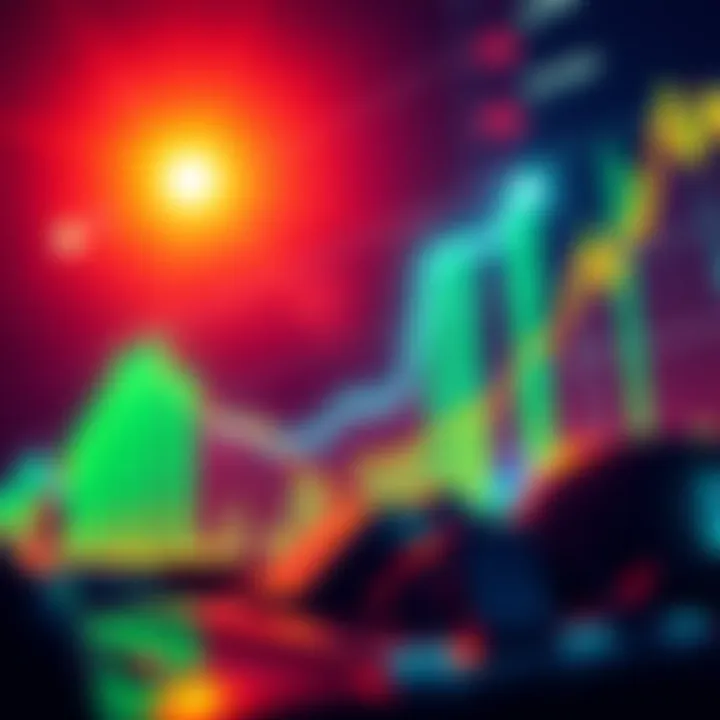 Graph indicating resurgence of $Pi cryptocurrency with upward trends and green indicators