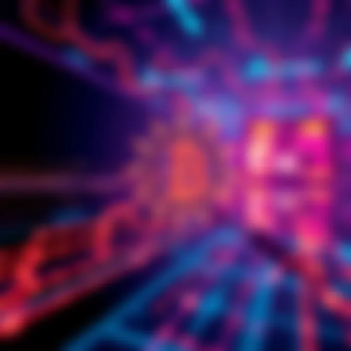 A digital representation of the Pi Network showcasing its functional applications and verified identities within the blockchain space.