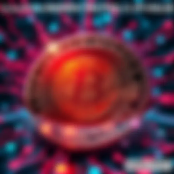 A digital representation of cryptocurrency dynamics, showcasing its utility and potential growth.