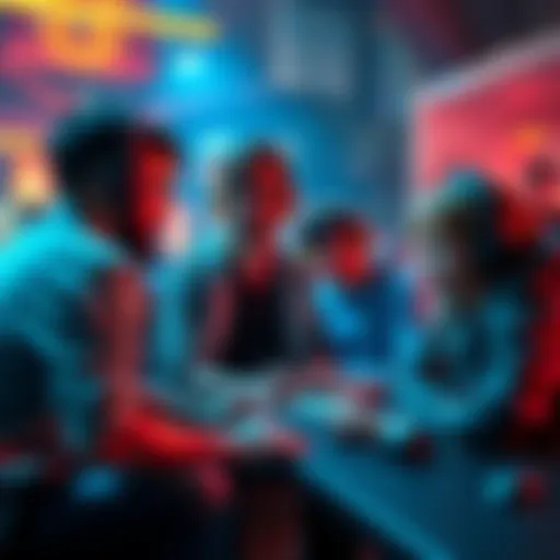 A group of players sharing ideas about reducing mini-game session times to enhance enjoyment