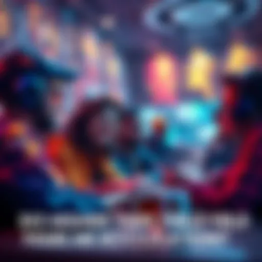 A group of players sharing their experiences about moving to higher tiers for better AB accumulation in a vibrant gaming forum setting.