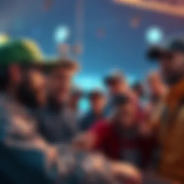 Players frustrated with Atlas Fishing V1 Group of people expressing frustration over a fishing game with visible latency issues