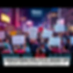 People rallying with signs calling for political change