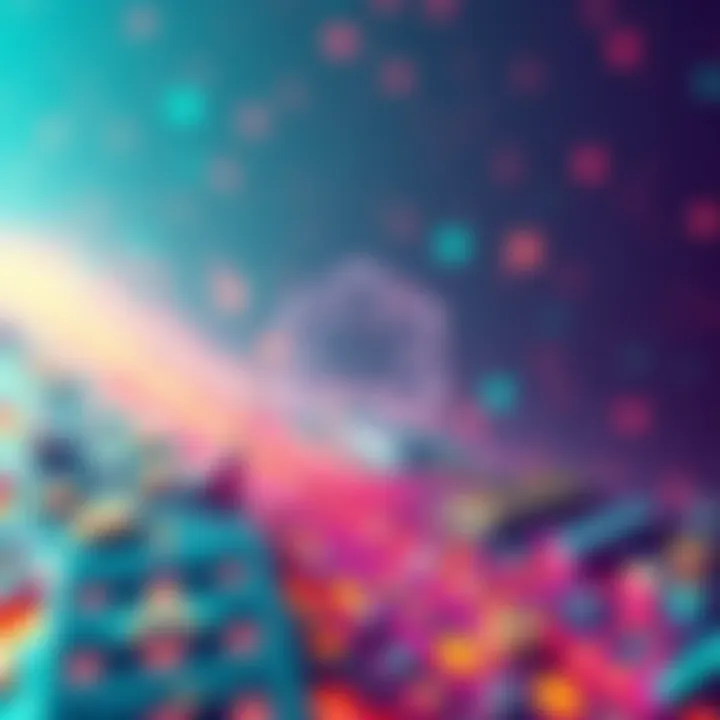 A visual representation of Polygon's blockchain reaching new throughput records, showcasing efficiency and growth in cryptocurrency.