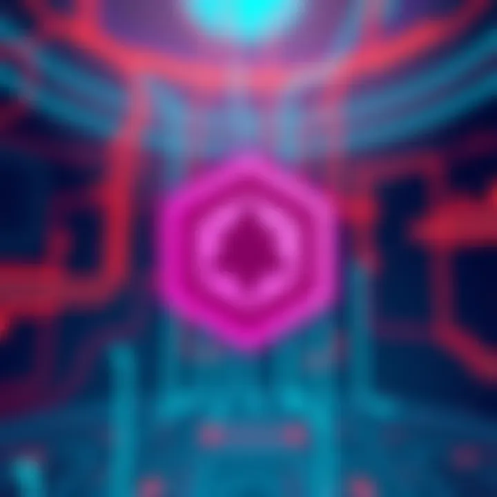 A digital illustration showing the Polygon logo with a modern toolkit design, representing onchain tools for the agent economy.