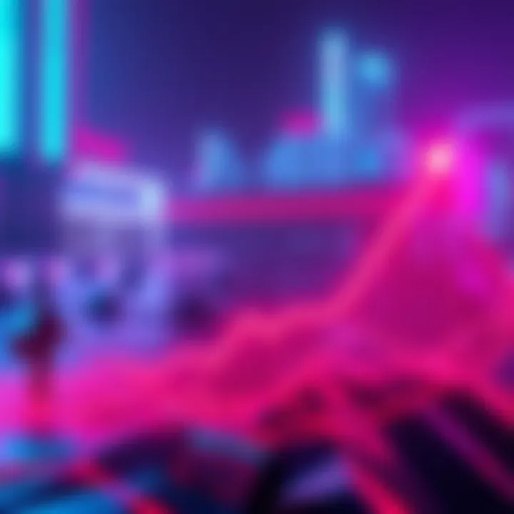 Graphic showing the growth in active users on the Polygon platform with a declining price trend