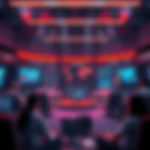 A digital platform interface showing predictions and forecasts on global events with users engaged in discussions.