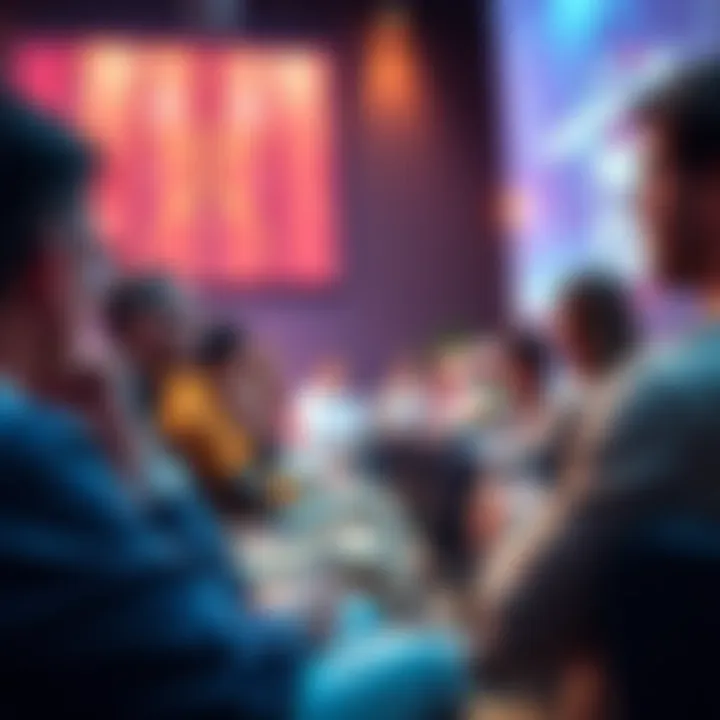 Participants discussing Proof of Stake technology during a Q&A session