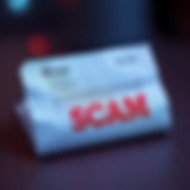 A fraudulent letter claiming to be from Ledger, warning against scams targeting users.