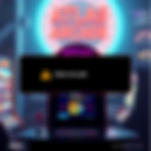 A screenshot showing an error message where clicking the Atlas Arcade link leads to Atlas Apps instead.