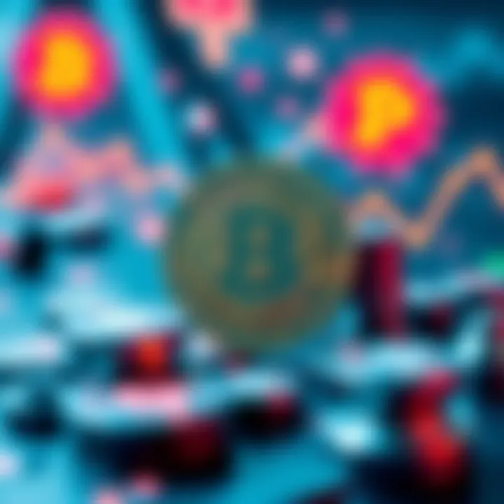 A graphic showing Pi cryptocurrency logo alongside digital marketing icons, representing payment for promotion services.