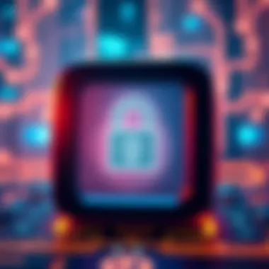 A graphic showing the Q device with a lock symbol, representing enhanced security features in firmware version 1.5.1Q.