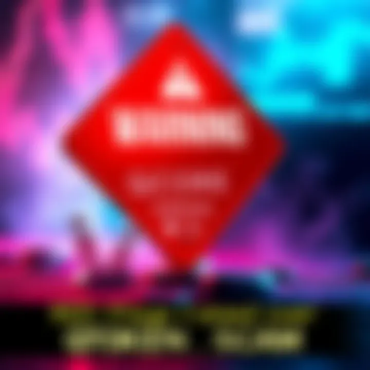 A graphic showing a warning sign against QCORE tokens with an image of a wallet being drained, symbolizing potential scams