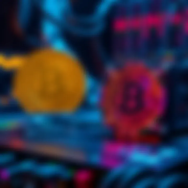 Quantum Computer and Bitcoin A quantum computer displayed next to a Bitcoin symbol, representing the intersection of emerging technology and cryptocurrency security.
