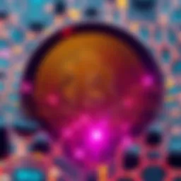 Quantum Computing and Bitcoin Concept A visual representation of quantum computing impacting Bitcoin, showing a Bitcoin symbol alongside quantum circuit designs.