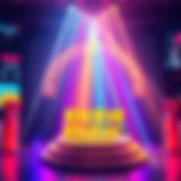 Colorful graphic representing the Rainbow (RNBW) token launch event on BitMart with ticket sales and investment details.