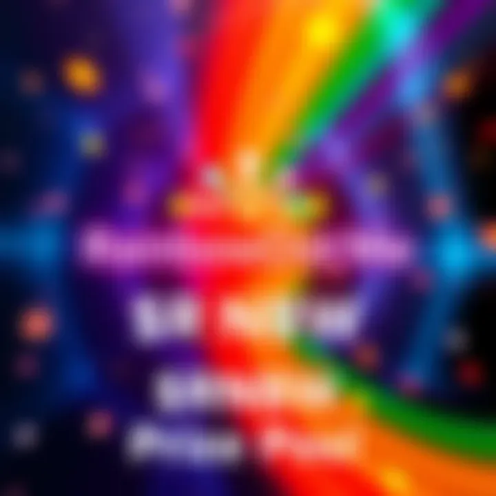 Colorful graphic showing the RainbowDotMe logo with the $RNBW prize pool details for users on the OKX Exchange