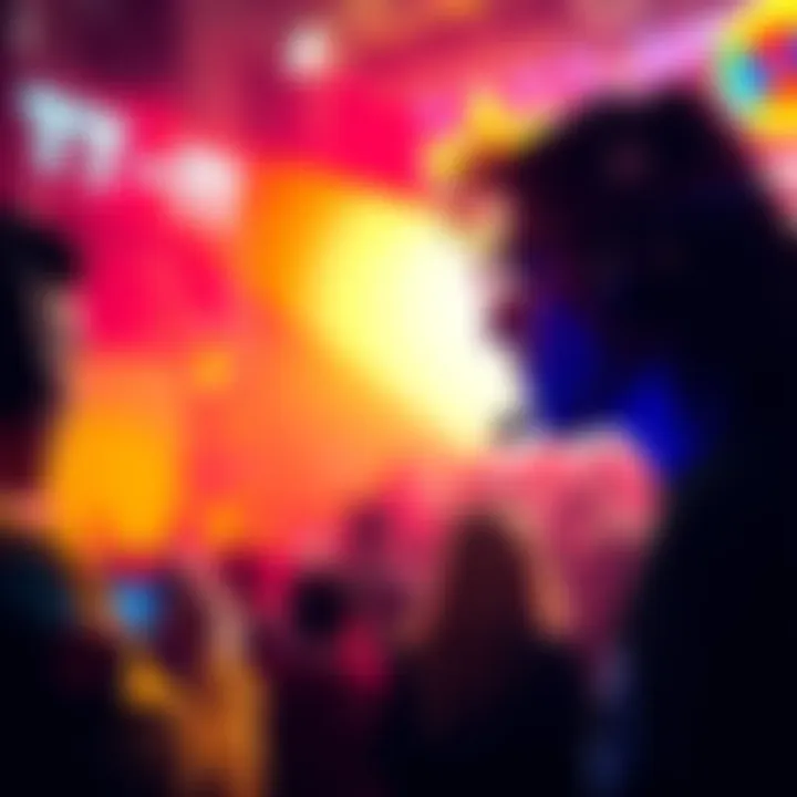Colorful representation of online engagement and community reaction