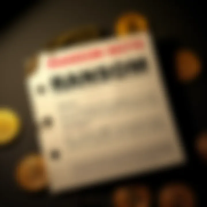 A ransom note featuring Bitcoin symbols and dark shadows, symbolizing the impact of crime on privacy coins.