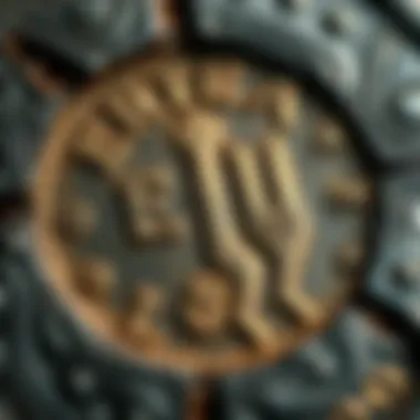 A close-up of a shiny EL hemihekte coin from Ionia, showcasing its detailed design and historical significance.