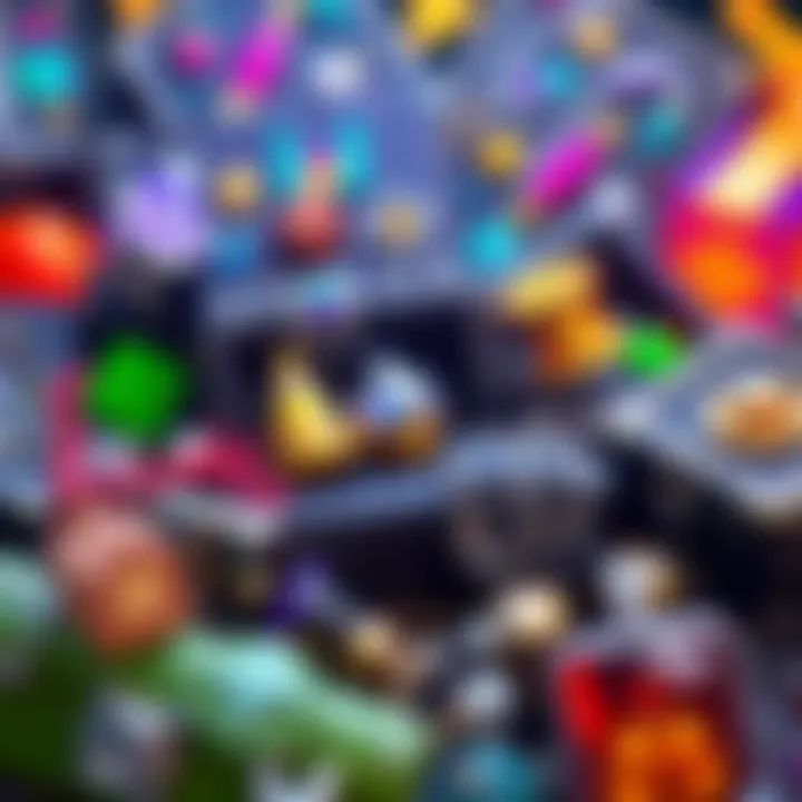 A visual representation of Rare, Epic, and Legendary items from a tier jump, highlighting their unexpected abundance.