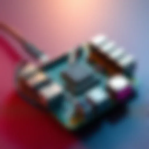 A Raspberry Pi4 connected to a 2TB SSD, showcasing a setup for running a full blockchain node.