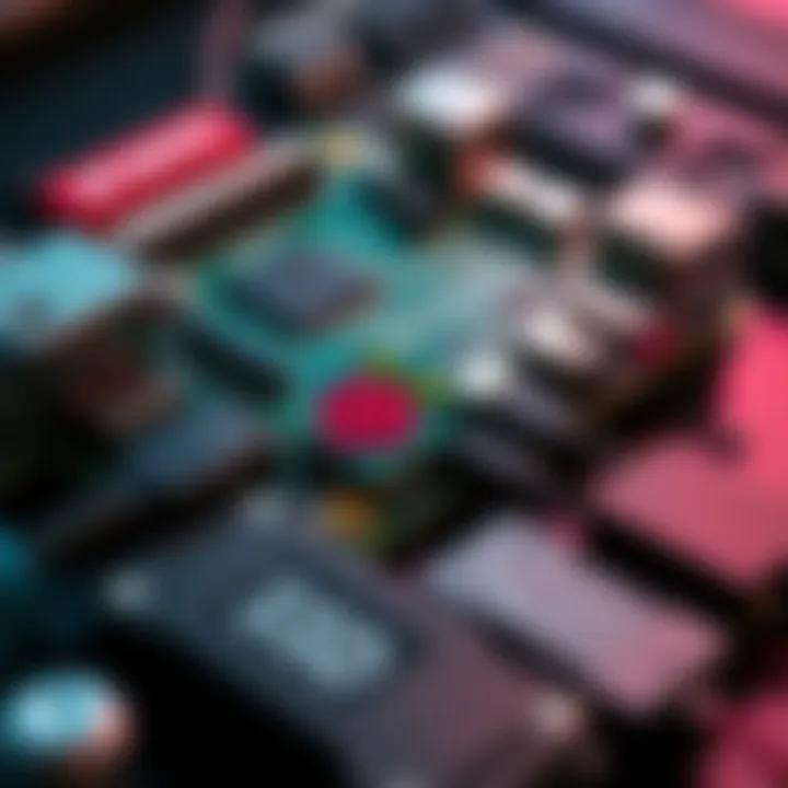 A close-up view of a Raspberry Pi 4 connected to a 1 TB SSD, highlighting the compatibility issues faced during OS updates.