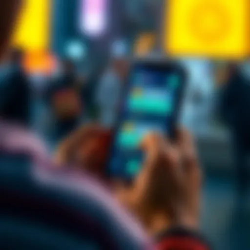 A person using a smartphone to receive USDT on the BEP20 blockchain, showing a digital wallet interface with USDT transactions.