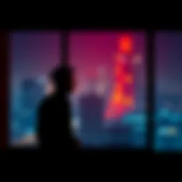 A thoughtful person looking out a window, contemplating missed chances for wealth and success.