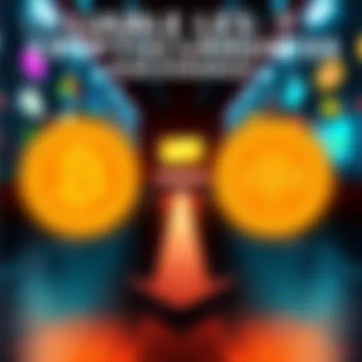 A visual representation of various cryptocurrency exchange logos with arrows indicating movement from SOL to XMR, symbolizing a smooth transfer process.