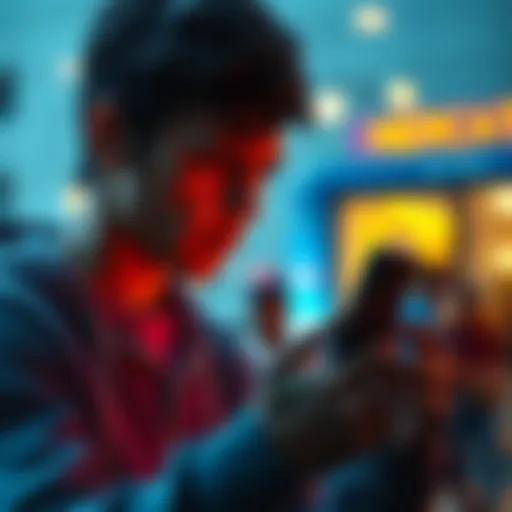 A person looking at a phone with a sad expression, reflecting on removing a deceased friend from their security circle.
