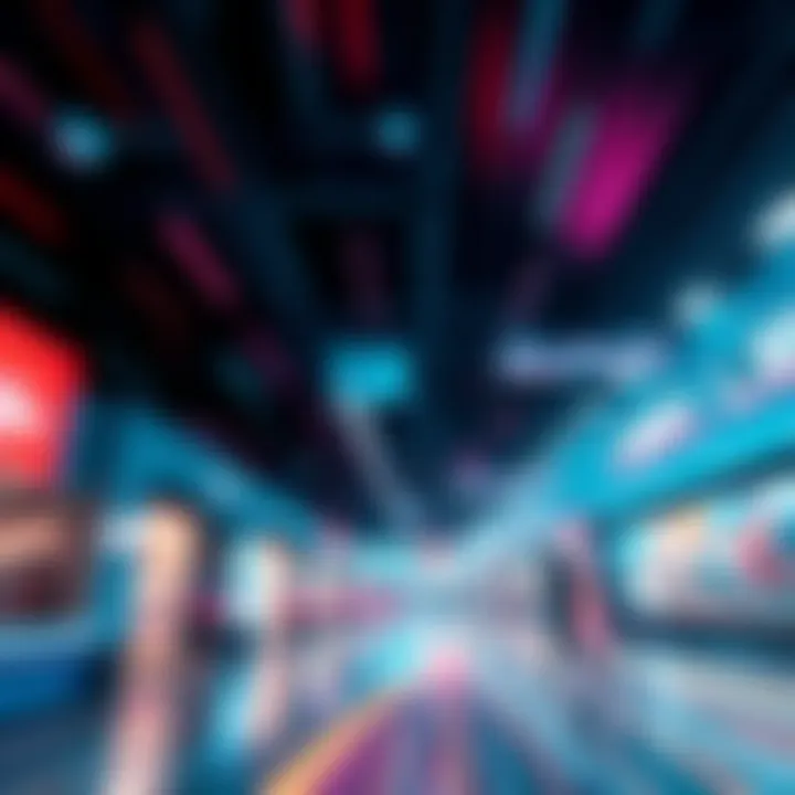 Abstract representation of shifting retail trends and investment opportunities