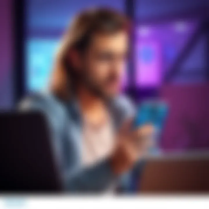 Revolut Account Review A person looking concerned while checking their phone and laptop with Revolut app on screen, indicating account review after a transfer